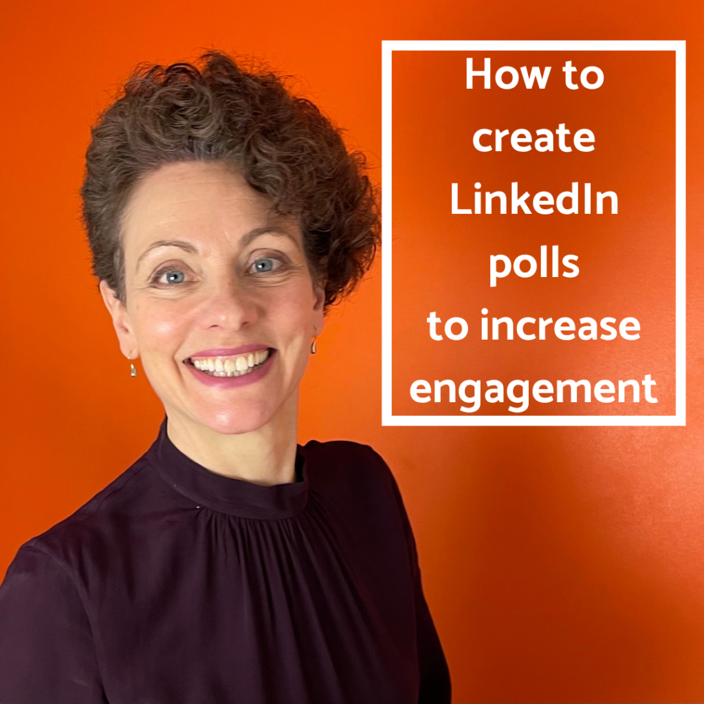 How to create LinkedIn polls to increase engagement image with Sarah Clay