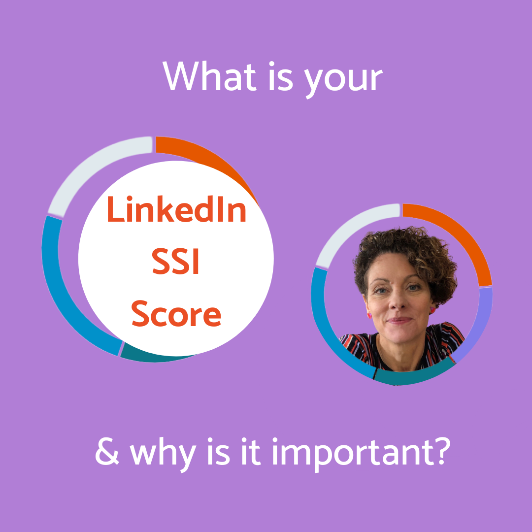 A square image saying 'What is your LinkedIn SSI Score & why is it important?''